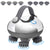 Electric Scalp Massager with 8 Silicone Massage Heads – 3 Massage Modes
