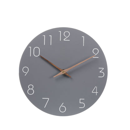 12/14 Inch Silent Wooden Wall Clock – Modern Non-Ticking Decorative Clock