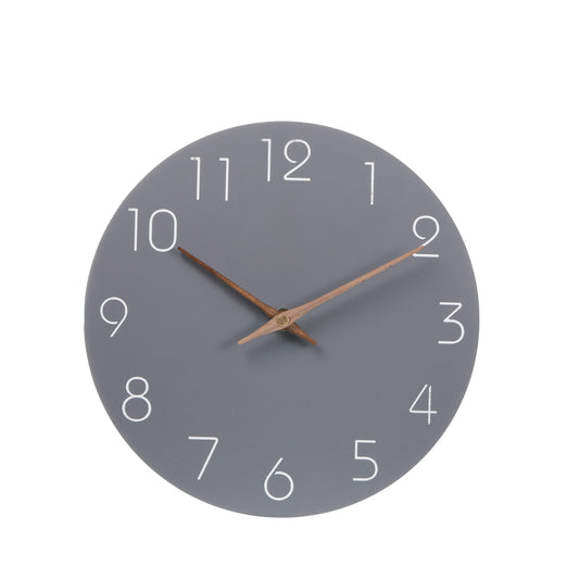 12/14 Inch Silent Wooden Wall Clock – Modern Non-Ticking Decorative Clock