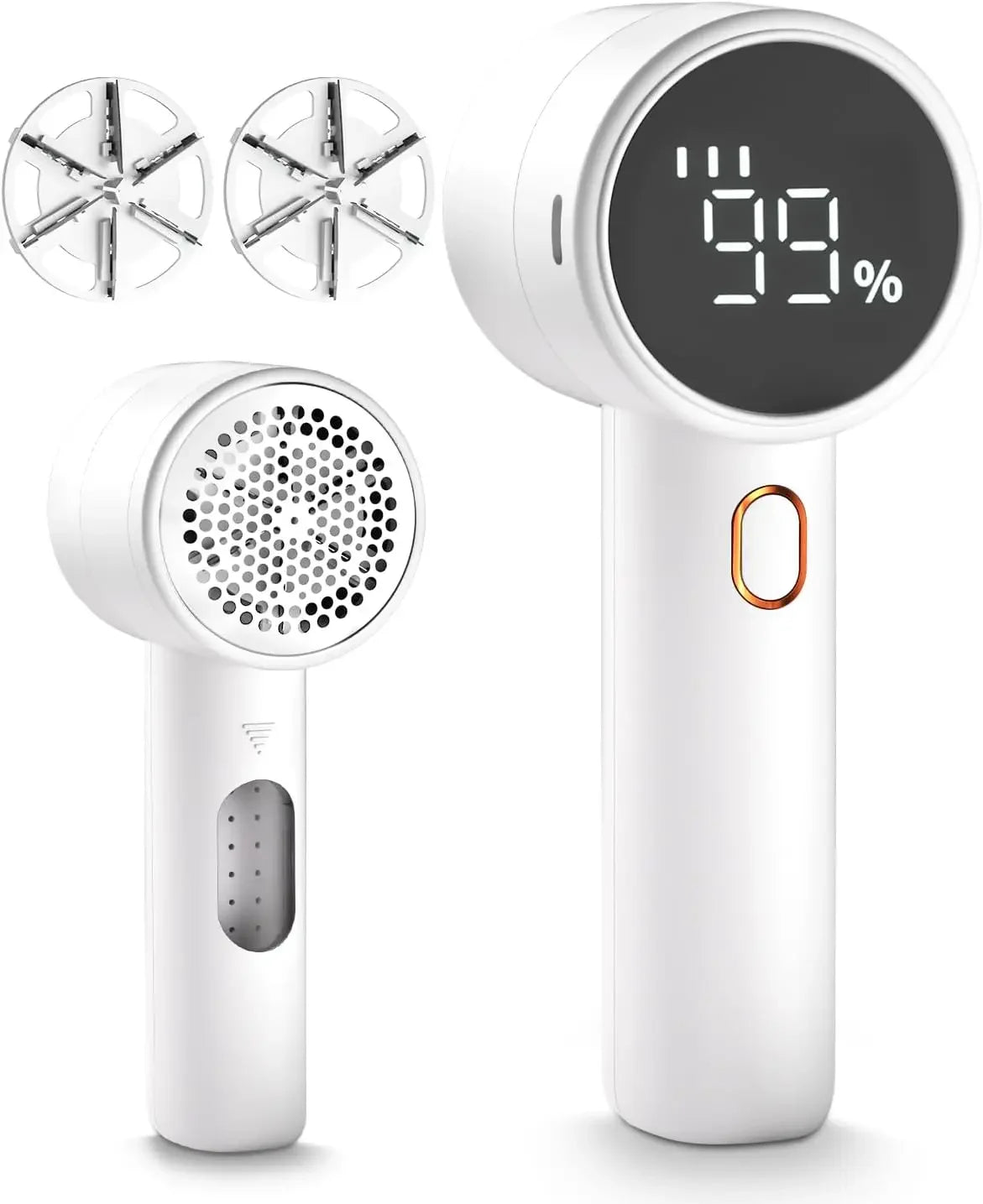 Rechargeable Electric Fabric Shaver – Portable Lint & Fuzz Remover with LED Display