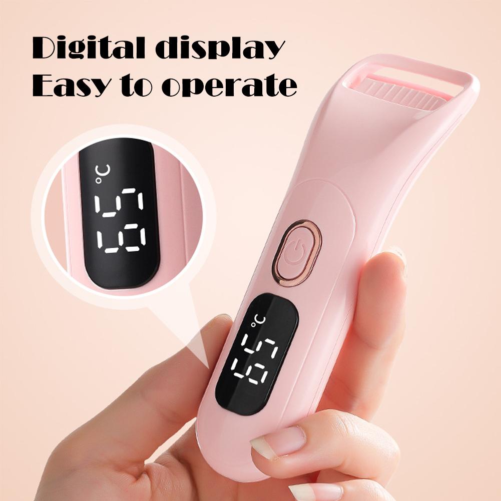 Portable Heated Electric Eyelash Curler – Long-Lasting Natural Lash Curl
