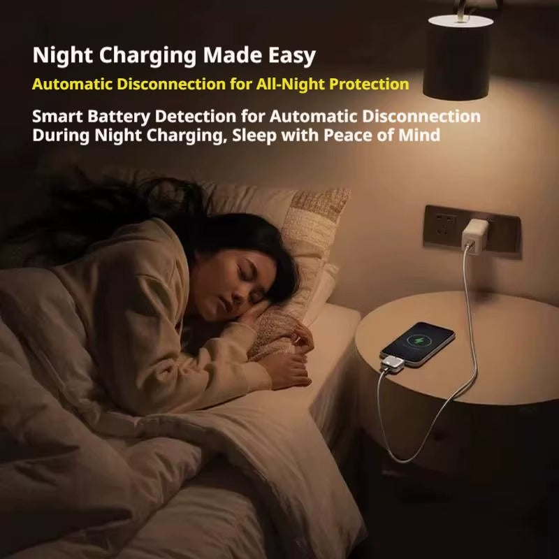 140W Smart Fast Charging Cable with Auto Power-Off & Full Battery Protection